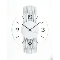 AMS 9694 moderne glazen wandklok
