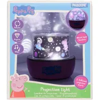 Paladone Peppa Pig projectielicht – officieel gelicentieerde projector‑lamp met geluiden & verwisselbare scènes, 4 lichtstanden, rustgevend nachtlampje voor bedtijd –