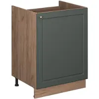 Vicco Wastafelkast Fame-Line Groen-Goud Landhuis/Goudkleurig Eiken 60 cm, Model 63391