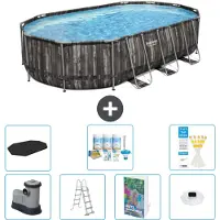 Bestway Power Steel Ovaal - 610x366x122 cm - 6-delig - Model S576