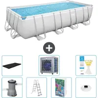 Bestway Power Steel Rechthoekig - 488x244x122 cm - 6-delig - Model S523