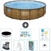 Bestway Power Steel Ronde Zwembad - 549x122 cm - 6-delig - Model S576