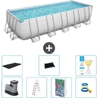 Bestway Power Steel Rechthoekig zwembad - 640x274x132 cm - 6-delig - Model S559