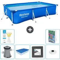 Bestway Steel Pro, rechthoekig zwembad - 300x201x66 cm - 5-delig, model S312
