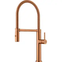 Franke Pescara Semi Pro - Keukenkraan FC 4170.505 met flexibele arm en vuistdouche, koperkleurig 115.0741.724