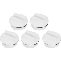 Gistuch 5 stuks, schroefdraad, 1,5 inch, retourleiding voor zwembad/spa, winterafsluiting, filterafvoer met O-ring