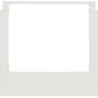 Hager Berker Design Afdekraam Hoekig Polair Wit Glanzend - WD1221 [2 stuks]
