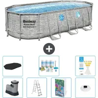 Bestway Power Steel Ovaal - 549x274x122 cm - 6-delig - Model S576
