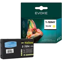 Evoke Epson 5110Y printer inktcartridge geel , 36 ml , 4210 pagina's , C13T789440 / T7894 , compatibel met WF-5110DW WF-5190DW WF-5620DWF WF-5690DWF WF-5690DWF