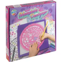 Sans marque Mandala Designer | 25x25 cm | 6 Kleurpotloden | 10 Sheets | 50 Stenen