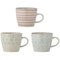 Bloomingville Mokkenset aardewerk Patrizia 3 stuks