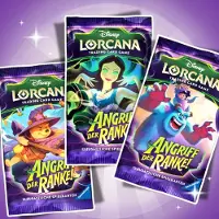 Heartforcards 3x Disney Lorcana Set 13 "Aanval van de Ranken!" Boosterpakketten (Duits) – 3 boosterpakketten met elk 12 kaarten + beschermende verzendverpakking