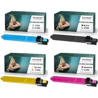 Evoke compatibele tonercartridges voor Ricoh MPC-2000 MPC-2500, 4 stuks CMYK: zwart, cyaan, magenta, geel, voor 65000 pagina's, geschikt voor Aficio MP C2000 C2500 C3000