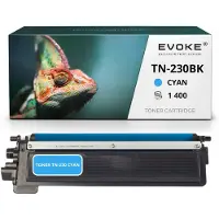 Evoke tonercartridge, compatibel met Brother-printers TN230 TN-230, cyaan, 1.400 pagina's, compatibel met HL3040CN, HL3070, MFC 9120CN, MFC 9320CW