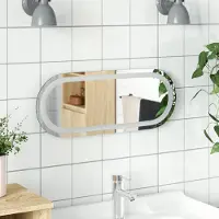 Syfax LED Badkamer Spiegel Transparant 50 x 20 cm gehard glas