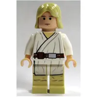LEGO Minifiguur Luke Skywalker - Tatooine, lichtbeige, lang haar (sw0176)