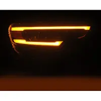 AlphaRex 25-26 Dodge Ram 1500 Luxx LED Proj Headlights -Alpha Black w/Activ Lit/Seq Signal/Switchbk