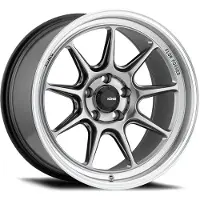 König Countergram 18x8.5 5x100 ET40 Hyper Chrome / Machined Lip
