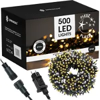 Springos Kerstverlichting | 27,5 m | 500 LED | Warm Wit + Koud Witte Flits