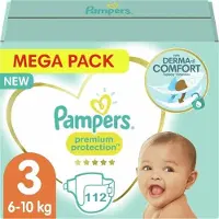 Pampers Premium Protection Maat 3 - 112 Luiers Voordeelverpakking