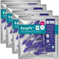 Tepe EasyFit Interdentale Ragers Maat M/L Paars - 4 x 20 stuks