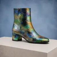 Lureaux Galaxy Glow Lady Boots - - Nette Kleurrijke Schoenen Met - Of Zonder - Print - Heren