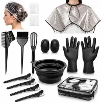 BOTC Haarverf Set - 16 Delige Professionele Hair Dye Kit met Verfkom, Borstels & Haarklemmen voor Haar Kleuren en Highlights Thuis