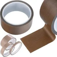 Rosfix Teflontape Rol - PTFE Coating Glasvezelbasis - 90mm X 10m, 0,18mm, 300°C