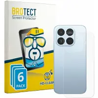 BROTECT - Screenprotector voor Xiaomi 17T (Achterkant) - Folie Beschermfolie transparant 6 Stuks