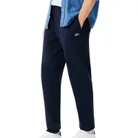 Lacoste Trainingsbroek Pantalon de survêtement en molleton tapered fit heren - Marine - EU XL