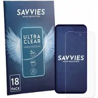 Savvies - Screenprotector voor Fairphone 6 Plus - Folie Beschermfolie transparant 18 Stuks