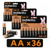 Duracell AA Batterijen - Alkaline - 1,5V - LR6 - 36 stuks