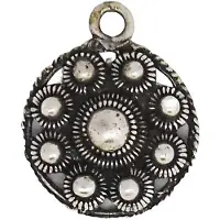 Zeeuws Meisje - Zeeuwse knoop omring door kleine Zeeuwse knoopjes Hanger