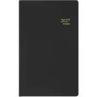 Brepols bureau agenda 2027 - BREFORM [0.516] - SETA - Bureau agenda - 1 dag op 1 pagina - Dagoverzicht - Zwart - 10 x 16.5 cm
