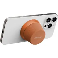 Momax 1-Vibe Go Magnetische Bluetooth Speaker – Draagbaar, TWS, IPX6 en 12 uur Accuduur – Oranje