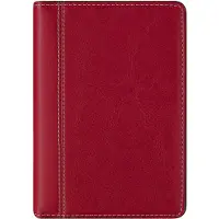Brepols agenda 2027 - DELTA [0.834] - PALERMO - Zakagenda - 1 week op 2 pagina's - Weekoverzicht - Gespiraleerd - Rood - 8.1 x 12 cm/Klein formaat!!