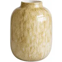 Vase the World Vaas Artic S Elite Marble Beige Ø21 x H29 cm - Mondgeblazen Glas - Design Vaas - Bloemenvaas - Woondecoratie