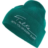 Falke Ski Wool Beanie sneldrogend warm wol muts unisex groen - maat ONESIZE