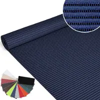 ANRO Badmat Blauw 65x15cm Antislip Douchemat Afwasbaar Sneldrogend