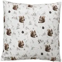 Clayre & Eef Sierkussen Beige Polyester Eekhoorn
