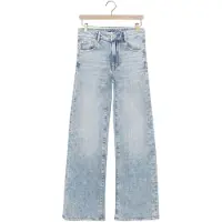 Indian blue jeans Wide Fit Studs wide leg jeans - mediumblauw Meisjes Denim - maat 176