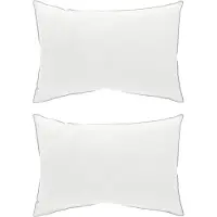 vidaXL Hoofdkussen 2 st 60 x 70 cm Australische Wol Wit