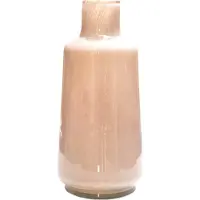 Vase the World Jana Elite Vaas - Ivoor Beige - Handgemaakt Dik Glas - Ø 18 x 35 cm