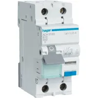 Hager aardlekautomaat 1 kl a, kar b, nom. (meet) 230v, nom. (meet)str 16a