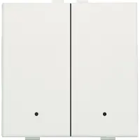Niko Dubbele Slimme Drukknop Met Led En Comfortsensoren - 101-52202