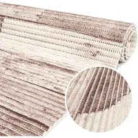 ANRO Badmat Houtlook 130x100cm Antislip Douchemat Afwasbaar Sneldrogend