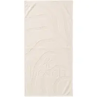 Zohome Strandlaken Lazy Beach - 100x200 cm - 100% Katoen - Ecru - Badlaken - Strandlaken - Strandhanddoek