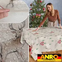 ANRO Tafelkleed Bergen Meerkleurig 160x140cm Rechte rand Afwasbaar Waterafstotend Binnen & Buiten