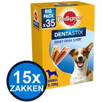 Pedigree 15x - Dentastix Mini Multipack 35-pack - Hondenvoer Snacks - 550 g