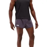 Hoka One One - Race Day Split Short - Hardloopshort XL, bruin